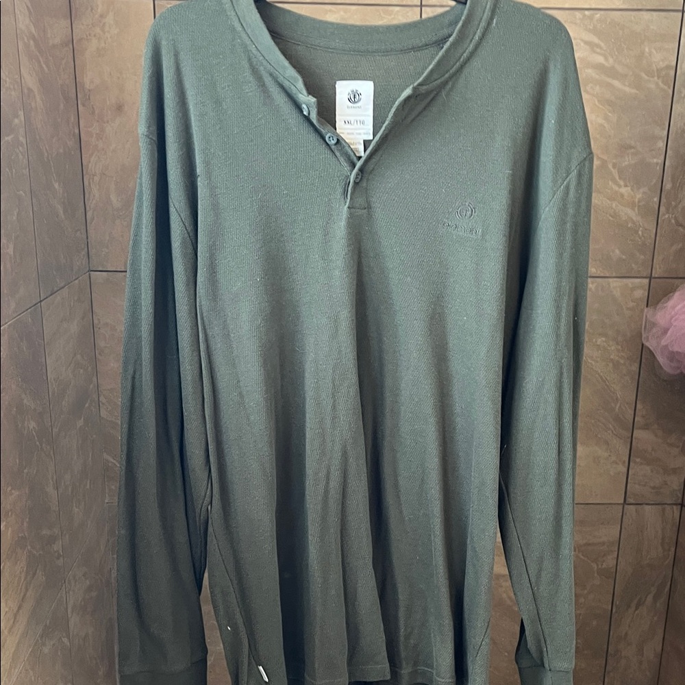 Element Olive Long Sleeve Shirt